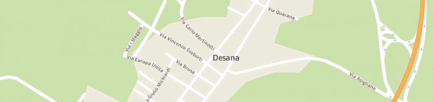 Mappa della impresa comune di desana a DESANA