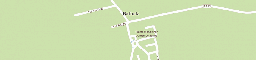 Mappa della impresa municipio a BATTUDA