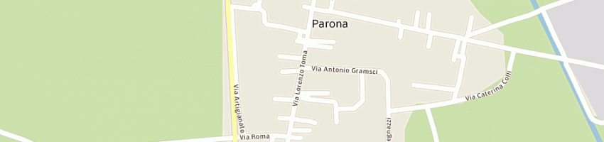 Mappa della impresa falegnameria zanetti carlo a PARONA