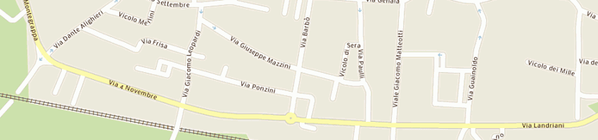 Mappa della impresa poste italiane a SORESINA