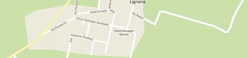 Mappa della impresa municipio a LIGNANA