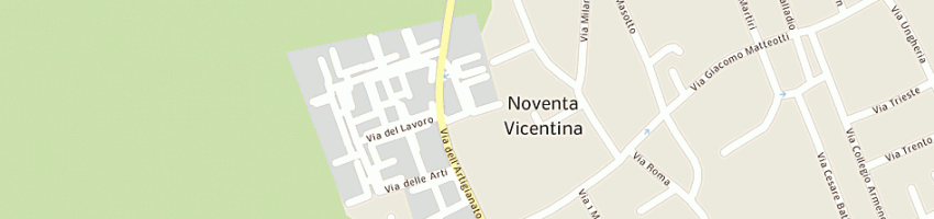 Mappa della impresa lucchini claudio a NOVENTA VICENTINA