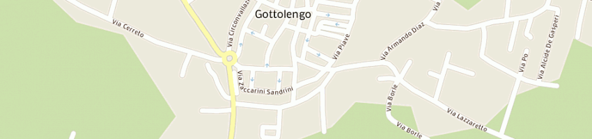 Mappa della impresa macelleria donatelli michele a GOTTOLENGO