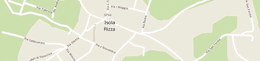 Mappa della impresa mattioli tiziano a ISOLA RIZZA