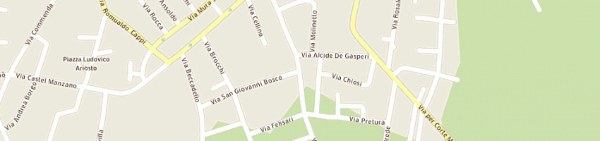 Mappa della impresa deco gomma di de vincenziis e corbellini snc a CASTELLEONE