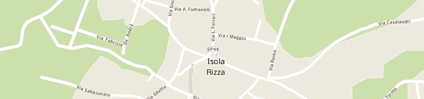Mappa della impresa bonomi riccardo a ISOLA RIZZA