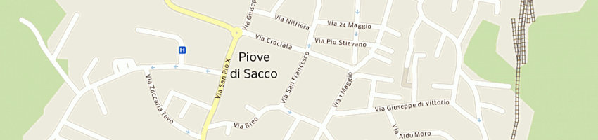 Mappa della impresa security system a PIOVE DI SACCO