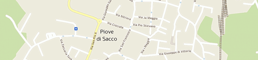 Mappa della impresa fisiopiove istituto fisioterapico polispecialistico (srl) a PIOVE DI SACCO