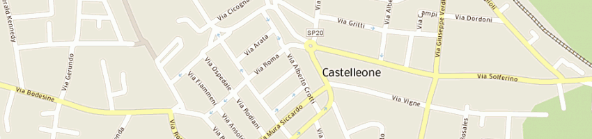 Mappa della impresa casa parrocchiale di castelleone a CASTELLEONE