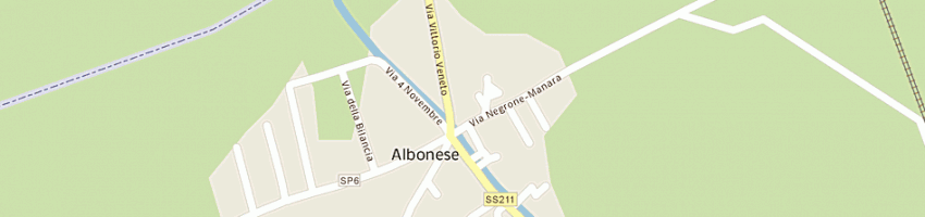 Mappa della impresa poste italiane spa a ALBONESE