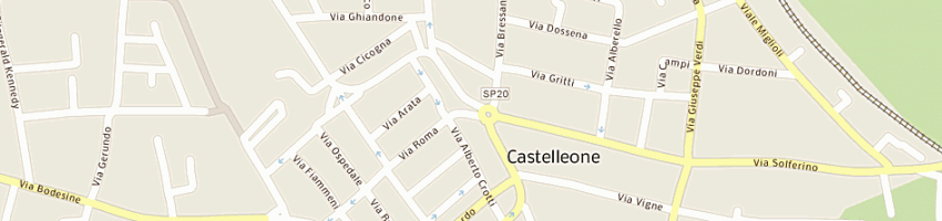 Mappa della impresa bellani cinzia a CASTELLEONE