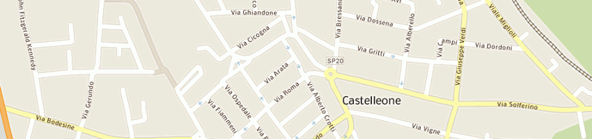 Mappa della impresa fontana ennio patrizio a CASTELLEONE