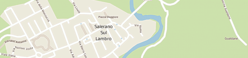 Mappa della impresa bastoni giuseppina a SALERANO SUL LAMBRO