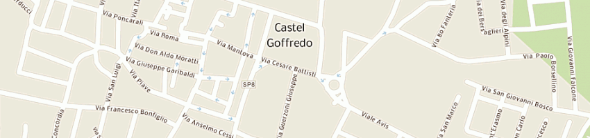 Mappa della impresa katia calze srl a CASTEL GOFFREDO