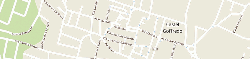 Mappa della impresa bar pace a CASTEL GOFFREDO