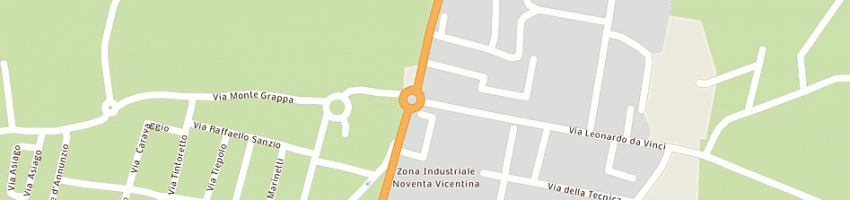 Mappa della impresa als italia srl a NOVENTA VICENTINA