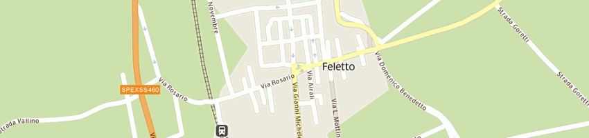 Mappa della impresa forneris fabio a FELETTO