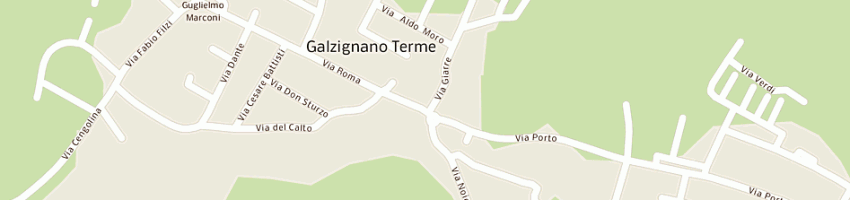 Mappa della impresa biergarten (snc) a GALZIGNANO TERME