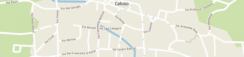 Mappa della impresa gu di' srl a CALUSO