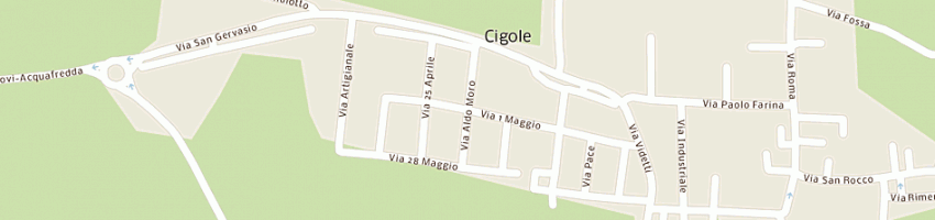 Mappa della impresa fasani mirco a CIGOLE