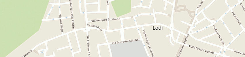 Mappa della impresa centro servizi organizzati di gusmeroli flavio a LODI