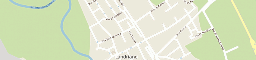 Mappa della impresa autofficina damiani giovanni a LANDRIANO