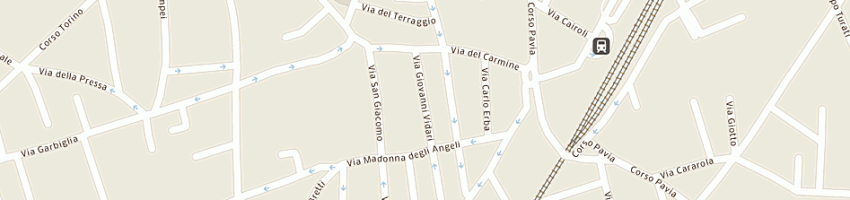 Mappa della impresa centro seda di dattrino gabriella e c sas a VIGEVANO
