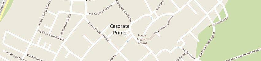 Mappa della impresa bianco santina a CASORATE PRIMO