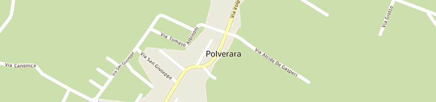 Mappa della impresa cecchetto guerrino a POLVERARA