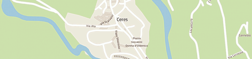 Mappa della impresa uniriscossioni spa a CERES