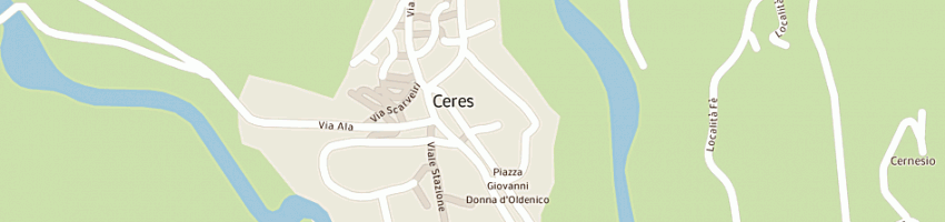 Mappa della impresa il ristoro dei passeggeri di ruda' maurizio a CERES