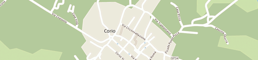 Mappa della impresa devietti goggia carlo a CORIO