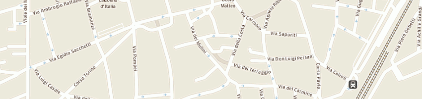 Mappa della impresa agenzia recapito espressi di renata perego a VIGEVANO