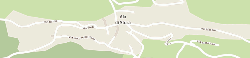 Mappa della impresa alasonatti giuseppe a ALA DI STURA