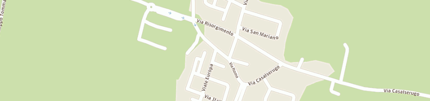 Mappa della impresa la cicala snc a MASERA DI PADOVA