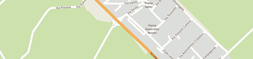 Mappa della impresa pizzeria tinady di rossato tiziano a SANT ANGELO DI PIOVE DI SACCO