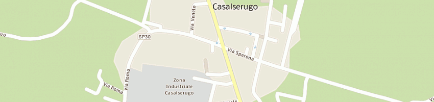 Mappa della impresa sace srl a CASALSERUGO