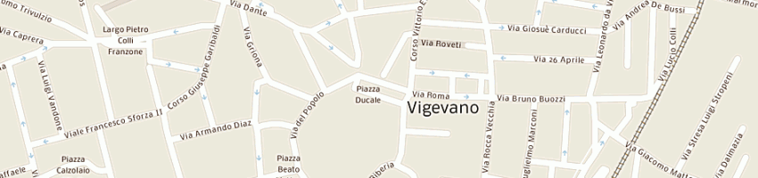 Mappa della impresa pasticceria colombo a VIGEVANO