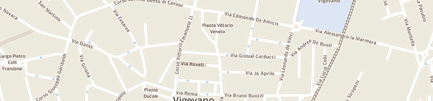 Mappa della impresa uniservice di bonecchi valerio e naranzoni daniele snc a VIGEVANO