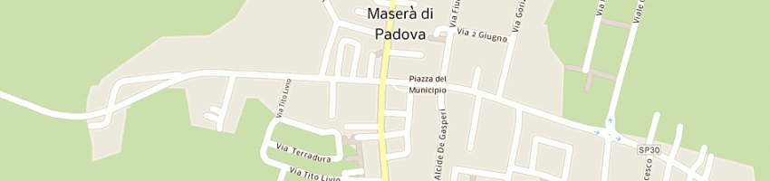 Mappa della impresa brema srl a MASERA DI PADOVA