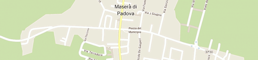 Mappa della impresa bar trattoria colombara a MASERA DI PADOVA