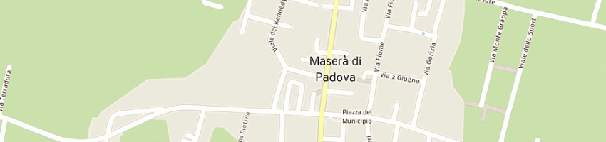Mappa della impresa municipio a MASERA DI PADOVA