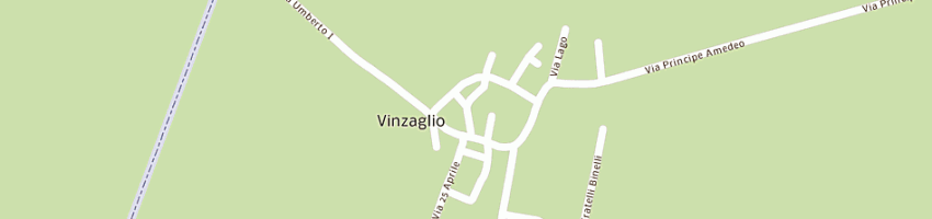 Mappa della impresa comune di vinzaglio polizia municipale a VINZAGLIO