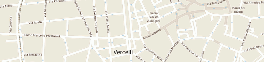 Mappa della impresa studio legale pigino avv gianluigi - savoini avv alberto a VERCELLI