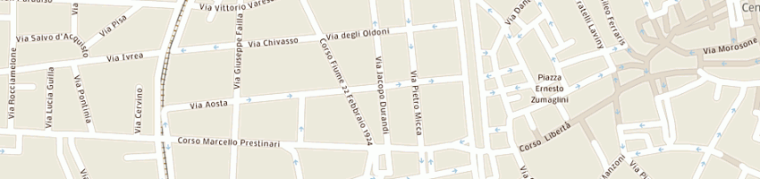 Mappa della impresa vancetti roberto a VERCELLI