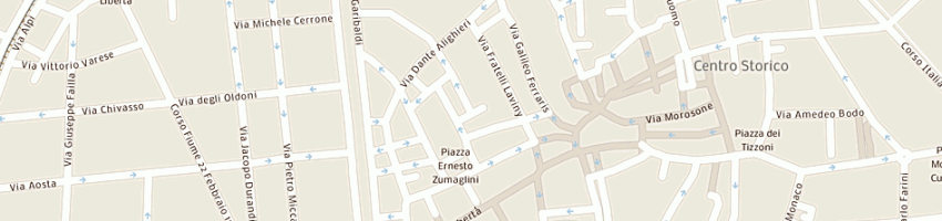 Mappa della impresa croce gianni a VERCELLI