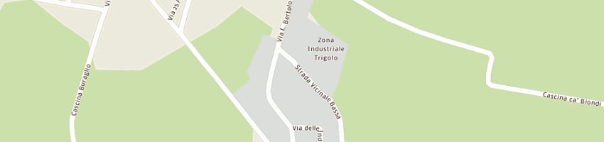 Mappa della impresa l'edilizia dei fratelli baldocchi (srl) a TRIGOLO