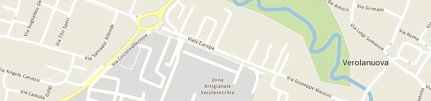 Mappa della impresa cominelli giuseppe e c snc a VEROLANUOVA
