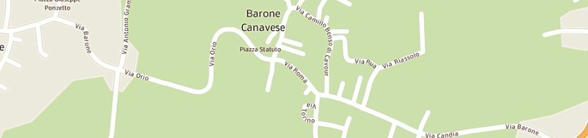 Mappa della impresa lovera uberto a BARONE CANAVESE