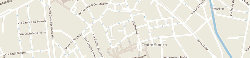 Mappa della impresa condominio palazzo gattinara a VERCELLI